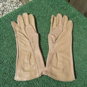 NWT US Military Flyer's Summer Hawkeye Gloves Mil-G-81188B Tan/Beige Size 9